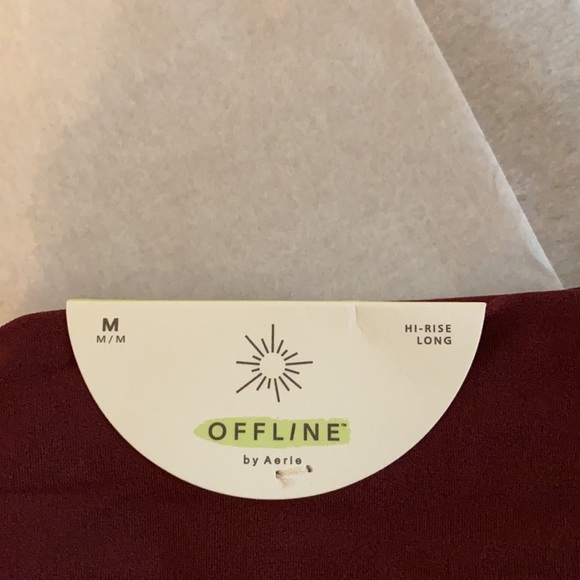 Aerie OFFLINE Real Me High-Waisted 7/8 Leggings Size Medium Long - Picture 5 of 9